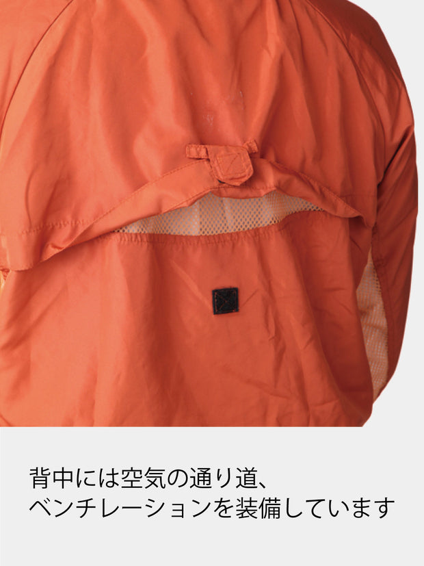 【40%OFF】 インセクトシールド　虫よけファンタスティックUVジャケット　オレンジ