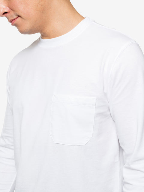 インセクトシールド　メンズ虫よけポケットTシャツ（長袖）　UPF Dri-Balance